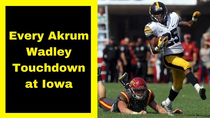 Every Akrum Wadley Touchdown at Iowa