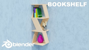 3D Modeling of a Bookshelf in Blender | Tutorial