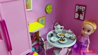 Tiny Kitchen Tour Dolls Kitchen Tour Dolls Tea Party