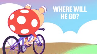 Bulborb Rides a Bike (Pikmin Animation)
