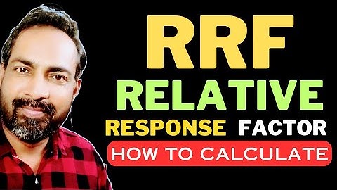Relative Response Factor (RRF) | relative response factor in hplc