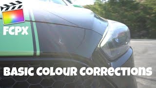 Final Cut Pro X Basic Color Correction Tutorial For Beginners
