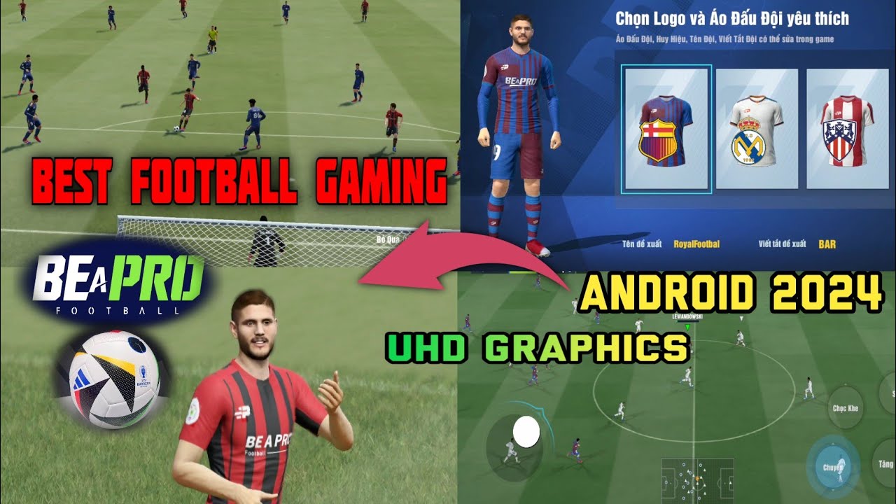 Best Football Graphics Game 2024 on Android - UHD Graphics 😱 - YouTube