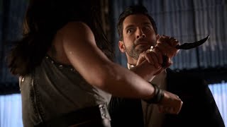 Lucifer 5x03 | Maze vs Lucifer | Maze Tried To Beat Lucifer | Netflix Geeked Resimi