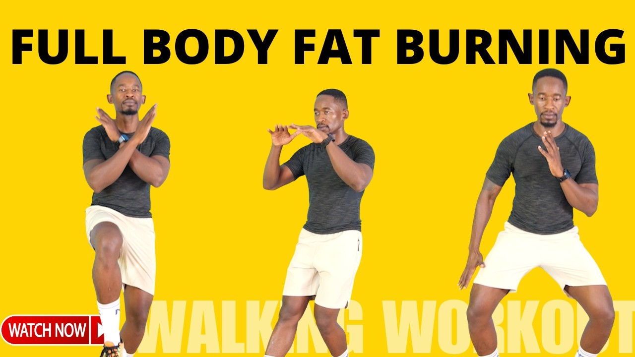 Burn FULL Body Fat With Daily Walking In Place Exercise No Equipment Needed