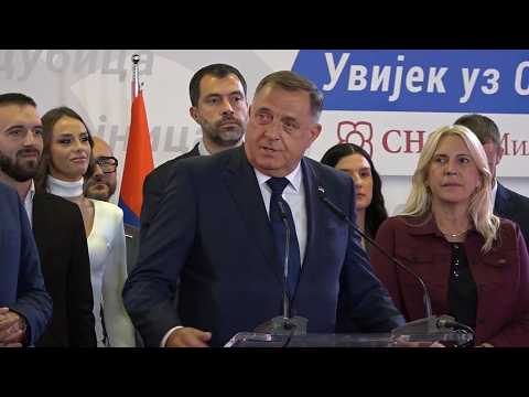 SNSD ubjedljivi pobjednik Opštih izbora u BiH 05.10.2026.