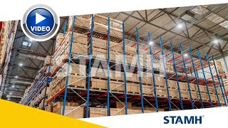 STAMH | Live Storage Racking | Стелажи за палета | Paletni regali | Rafturi pentru paleti