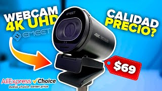 📷 ESTA WEBCAM 4K DE ALIEXPRESS ME HA SORPRENDIDO BASTANTE! 😱| Emeet s600 Review