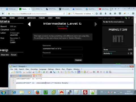 [tuto] [hackthis] Intermediate Level 6