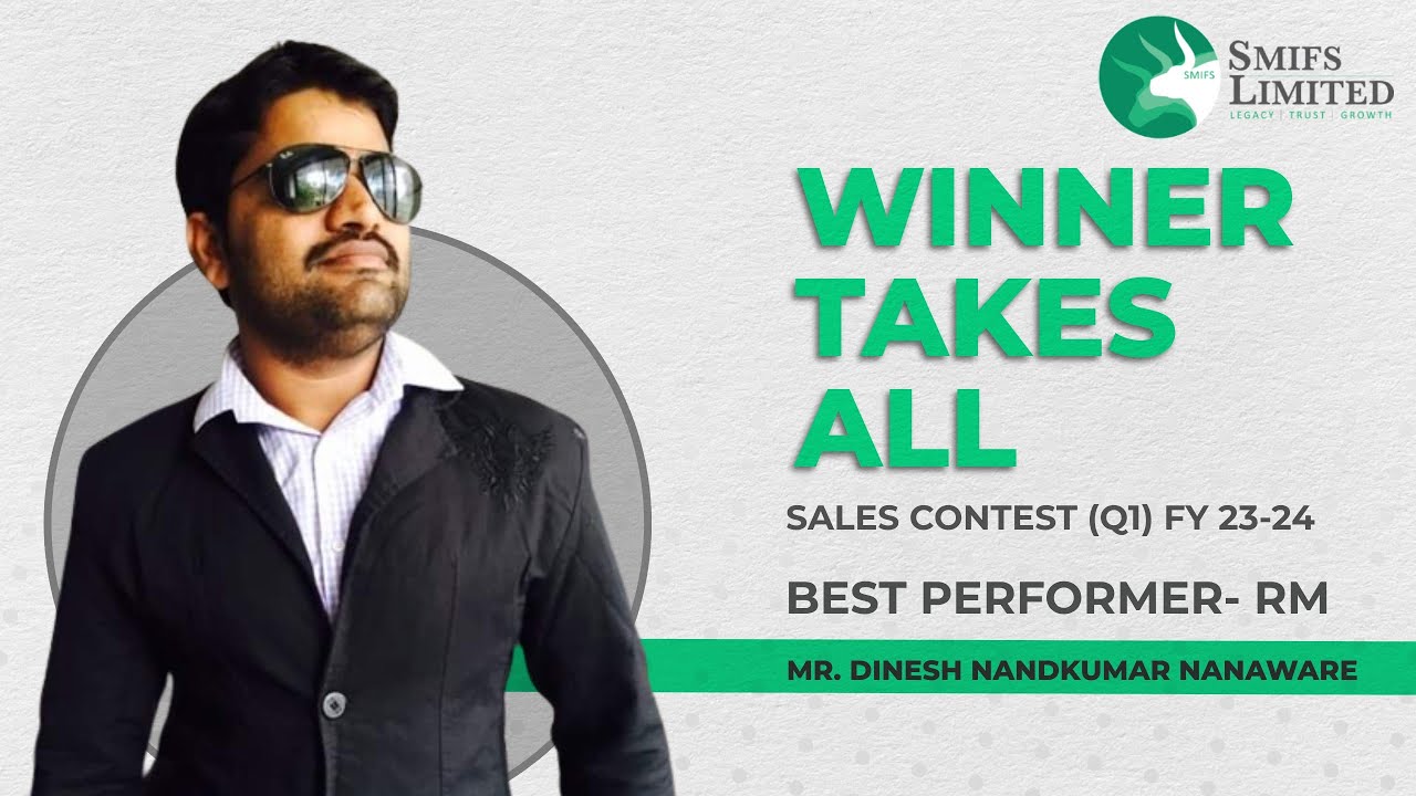 Mr. Dinesh Nandkumar Nanaware has been awarded the Best Performer- RM in Winner Takes All Contest