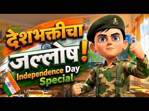 स्वातंत्र्यदिन देशभक्ती गीत | Independence Day Song | Festival Nursery 3D Rhymes