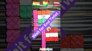 India 🇮🇳 vs Austria 🇦🇹 Flag Challenge 😱 #shorts #art #youtubeshorts