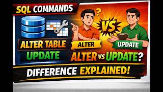 SQL ALTER Command Full Tutorial 🔥 | Table Modify Ka Master Guide + UPDATE vs ALTER Difference