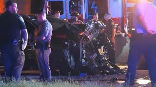 Police seek suspect in Bronx wrong-way crash that injured 2