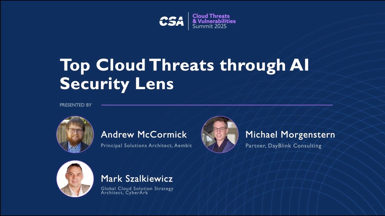 Top Cloud Threats through AI Security Lens | Threats & Vulnerabilities Summit 2025