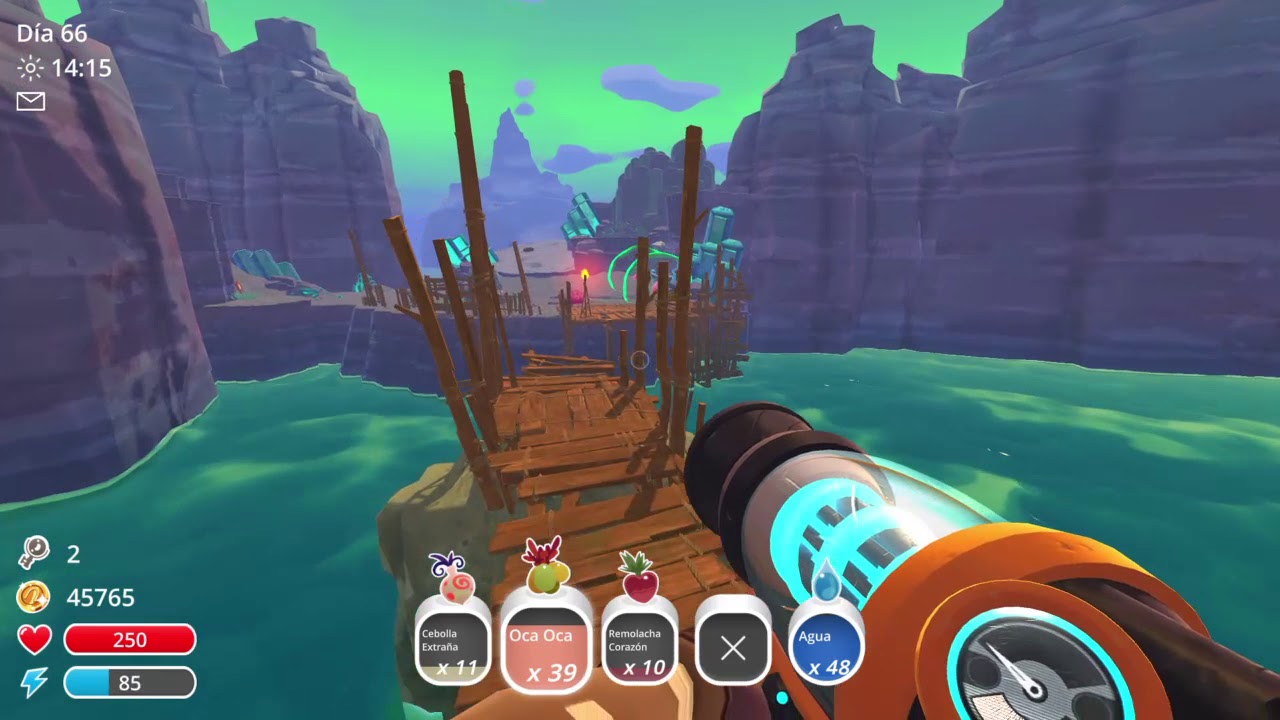 Slime Rancher Radioactive Slime Rancher donde esta el slime rad (RADIACTIVO) gordo - YouTube