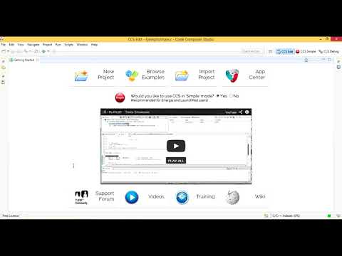 Code Composer Studio utilizando TivaWare para TM4C (Configuración inicial)