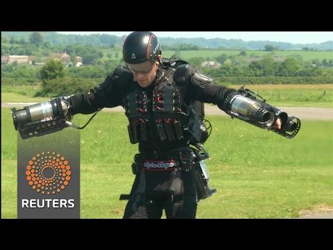 Britain's "Iron Man" breaks his own jet-suit speed record - Britain's "Iron Man" breaks his own jet-suit speed record