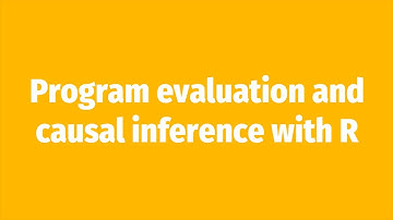 Program Evaluation and Causal Inference with R