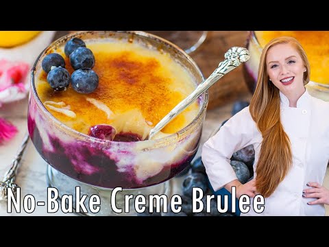 Video: Dessert With Blueberry And Orange Cream
