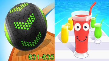 Going Balls VS Juice Run Android iOS Mobile Gameplay Walkthrough (Level 631-635)