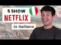 5 ITALIAN Netflix shows to watch NOW to improve your language skills (ita audio)