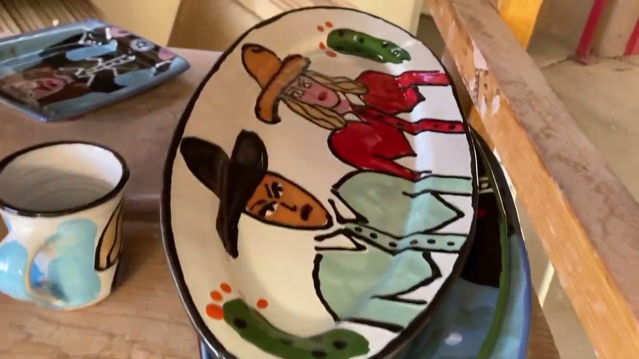 Number 7 glaze firing at Kilborn Pottery