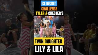 Chester's Twin Daughters Lily & Lila +Tyler Ice Bucket challenge| LINKIN PARK #linkinpark #shorts