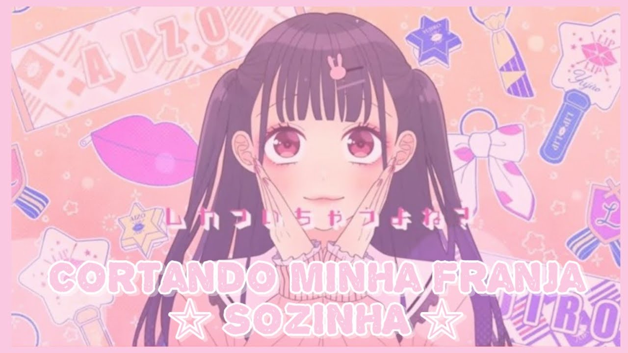 🌸 Tagarelando enquanto corto minha franja. 🌸