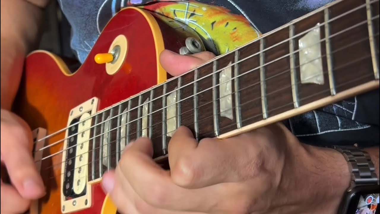 Ride the Lightning guitar solo cover Metallica YouTube