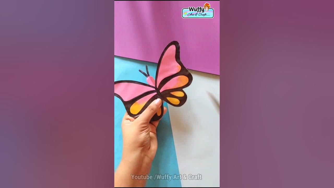 How to make paper Butterfly DIY paper Flying Butterfly Paper
