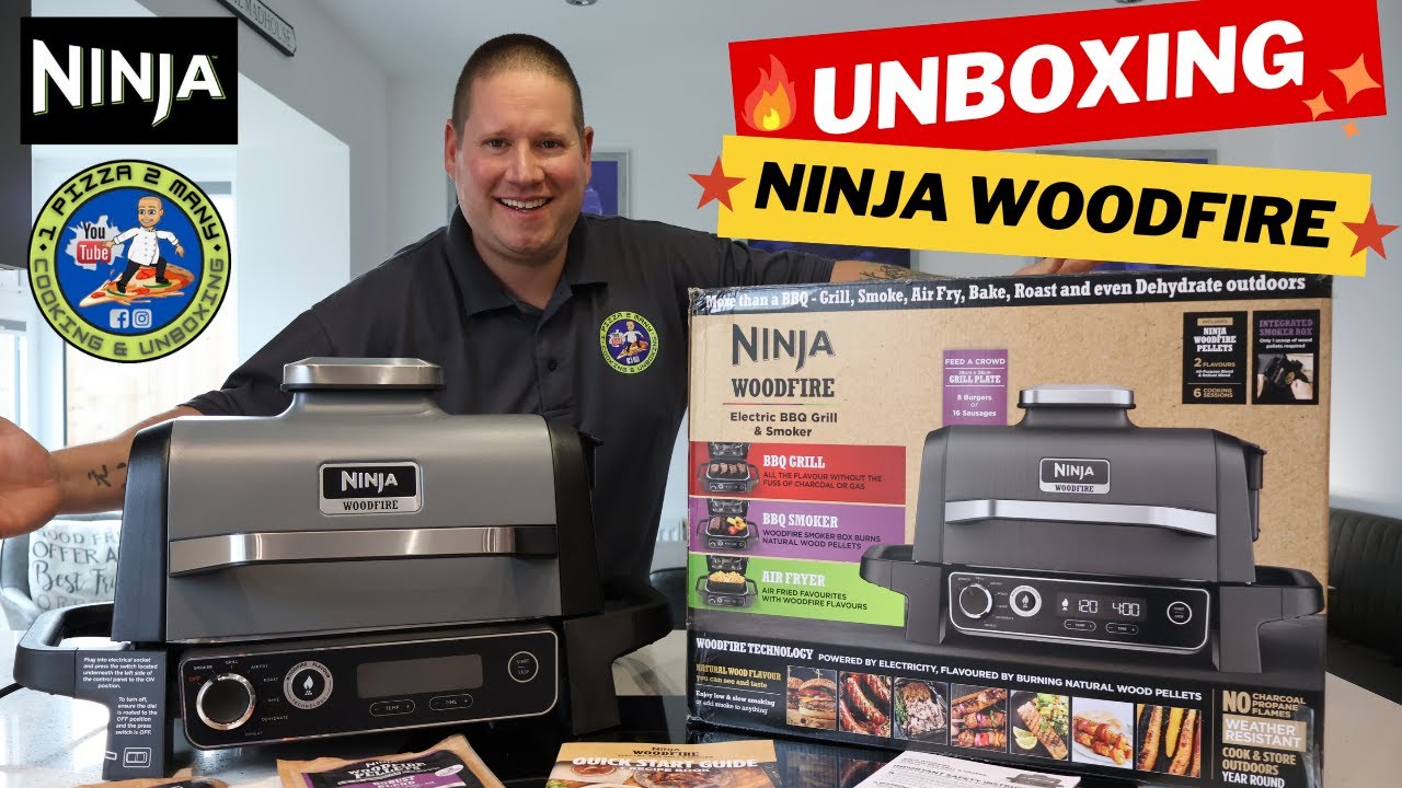 Ninja Woodfire Outdoor Grill 1st Look & Cook Air Fryer Smoked Potato Wedges  