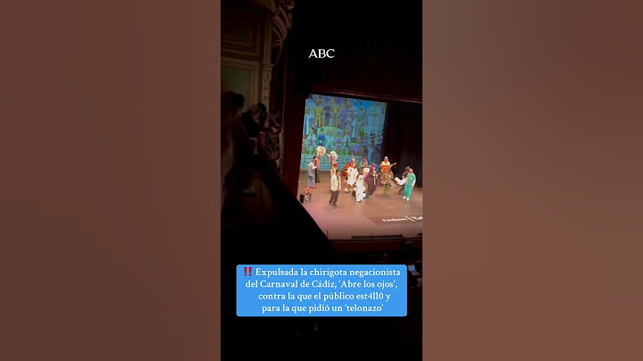 ‼️ Expulsada la chirigota negacionista del Carnaval de Cádiz, ‘Abre los ojos’