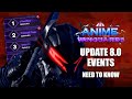 The New Events for Update 8.0 and What You Need to Know in ANIME VANGUARDS