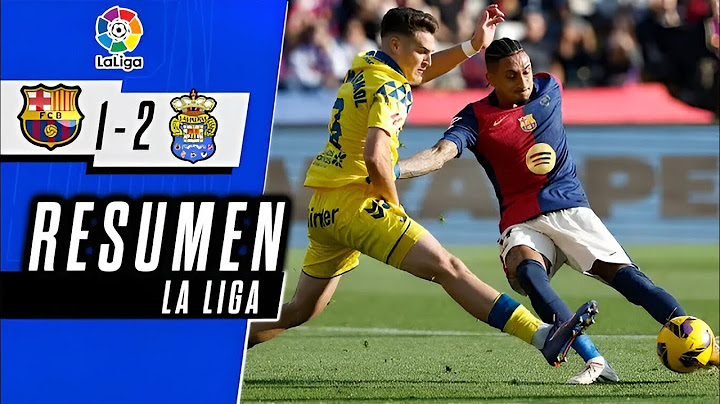 FC BARCELONA 1 - 2 UD LAS PALMAS I HIGHLIGHTS LALIGA EA SPORTS