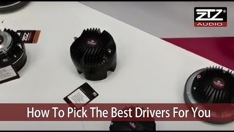 How To Pick The Best Drivers For You❓| The Different Types Of Drivers | Hf Driver For Line Array 😯