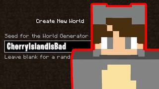 We FOUND The Minecraft Cherry Island S2 World Seed