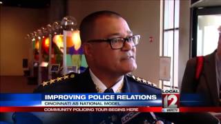 Improving police relations: Community policing tour begins in Cincinnati