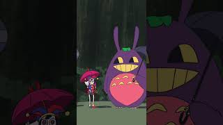 A #ghibli adventure , #theamazingdigitalcircus #fanart #jax #pomni #gangle #digitalart #timelapse