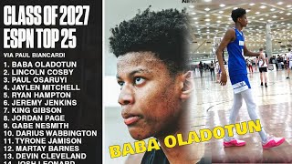 6' 9" Guard BABA OLADOTUN was just crowned the #1 PLAYER IN THE 2027 CLASS (CHECK EM' OUT)