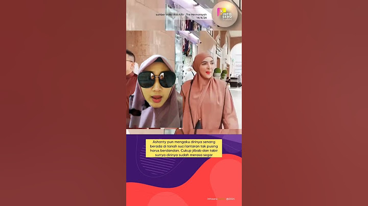ASHANTY TIBA2 SALTING ANANG PEGANG TANGANNYA