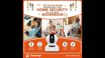Secureye iCam 300 WiFi PT Cloud Camera video showing Camera Unboxing , Live View and Cloud Storage