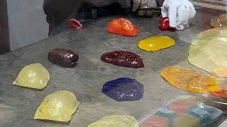 【PAPABUBBLE】How to Make LollipopCandy Amezaiku in Japan【candy making videos】
