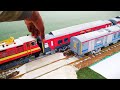 Indian Railways HO Scale Miniature Model Train Run | HO Scale Model Train Run | Indian Railways