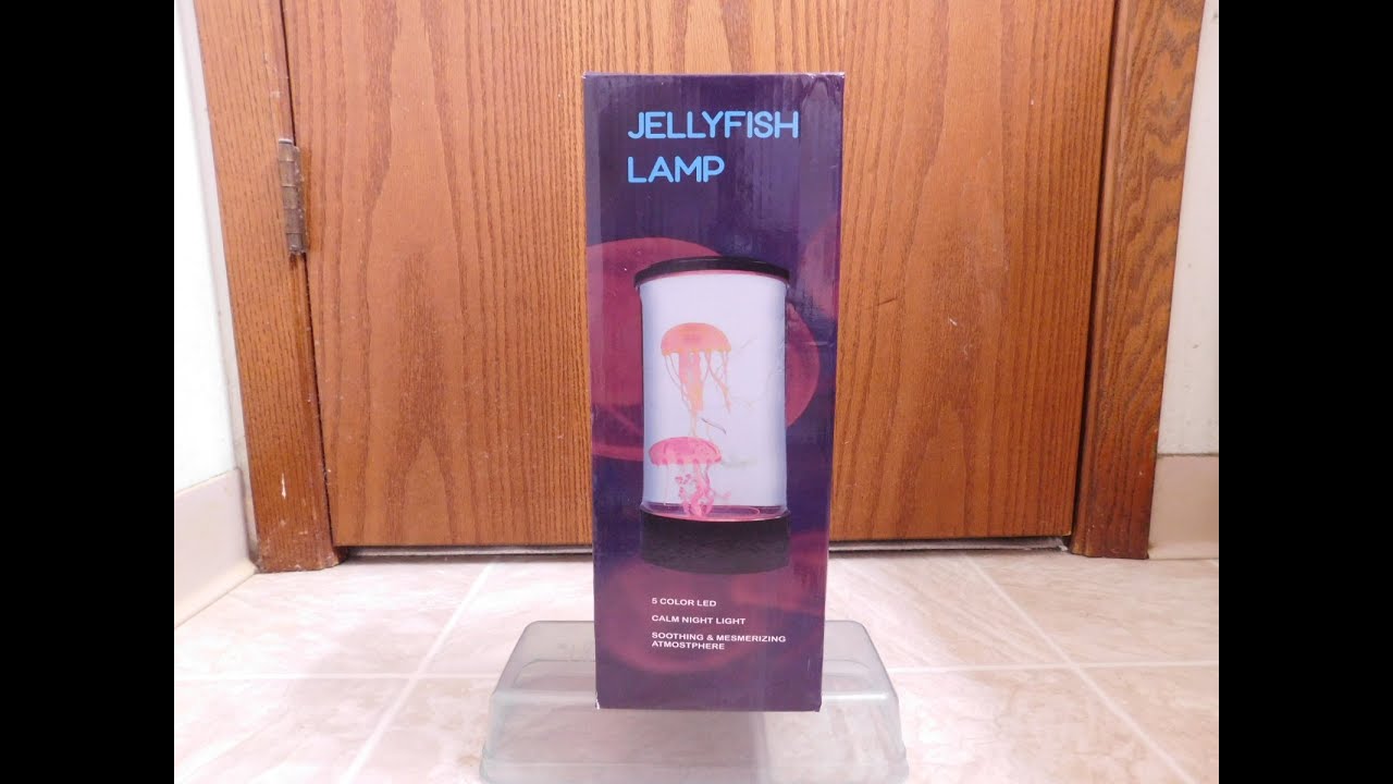 Jellyfish Aquarium Lamp (unboxing & review) - YouTube
