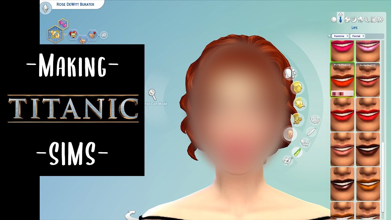 Making Sims: Titanic (1997) | CAS | No CC | The Sims 4
