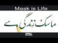 Mask zindagi heyurdu calligraphy by naveed akhtar uppalopal institute jhelum