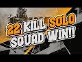 22 KILL SOLO SQUAD WIN!! (Call of Duty: Blackout)