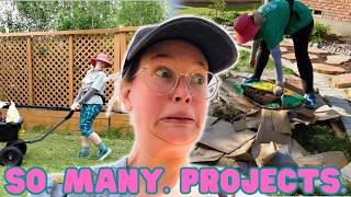 Giving myself the workout of a lifetime *yard reno edition*