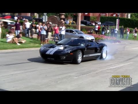 Coffee & Cars (8/2010) burnouts - Houston, TX